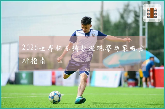 2026世界杯竞猜数据观察与策略分析指南